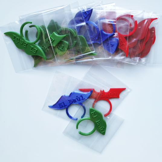 Envases y marcadores desinfectado